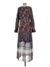 CAbi 100% Polyester Paisley Gray Casual Dress Size S - photo 2