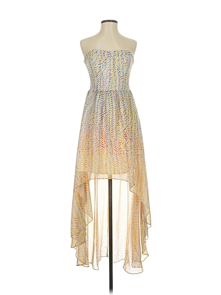 Pre-owned Guess Cocktail Dress In Gold