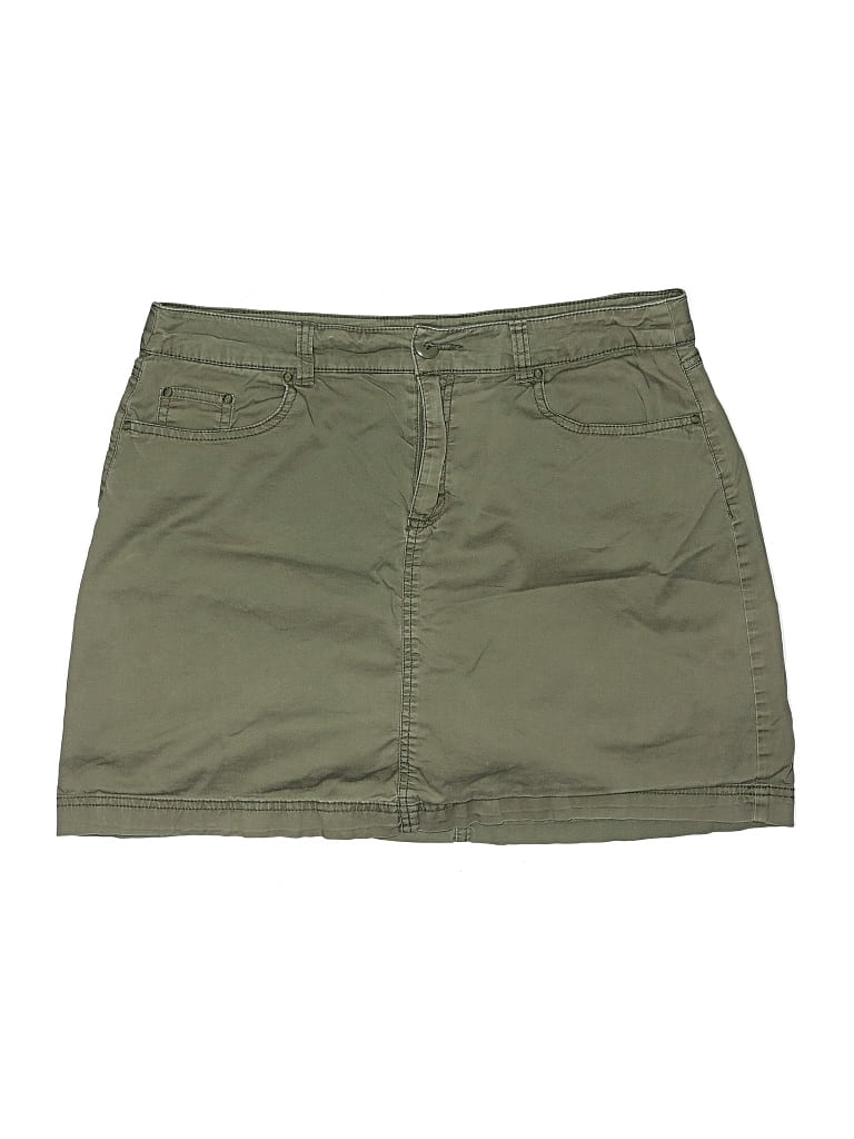 Pre-owned Croft & Barrow Skort In Green