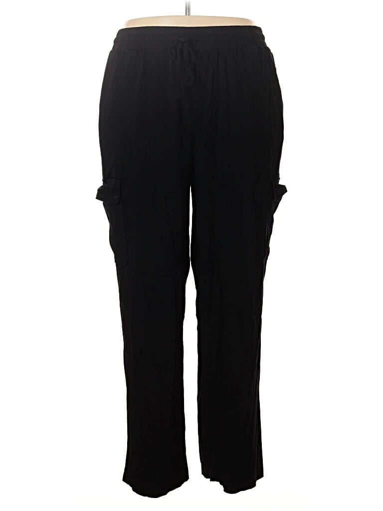 Pre-owned Torrid Cargo Pants In Black
