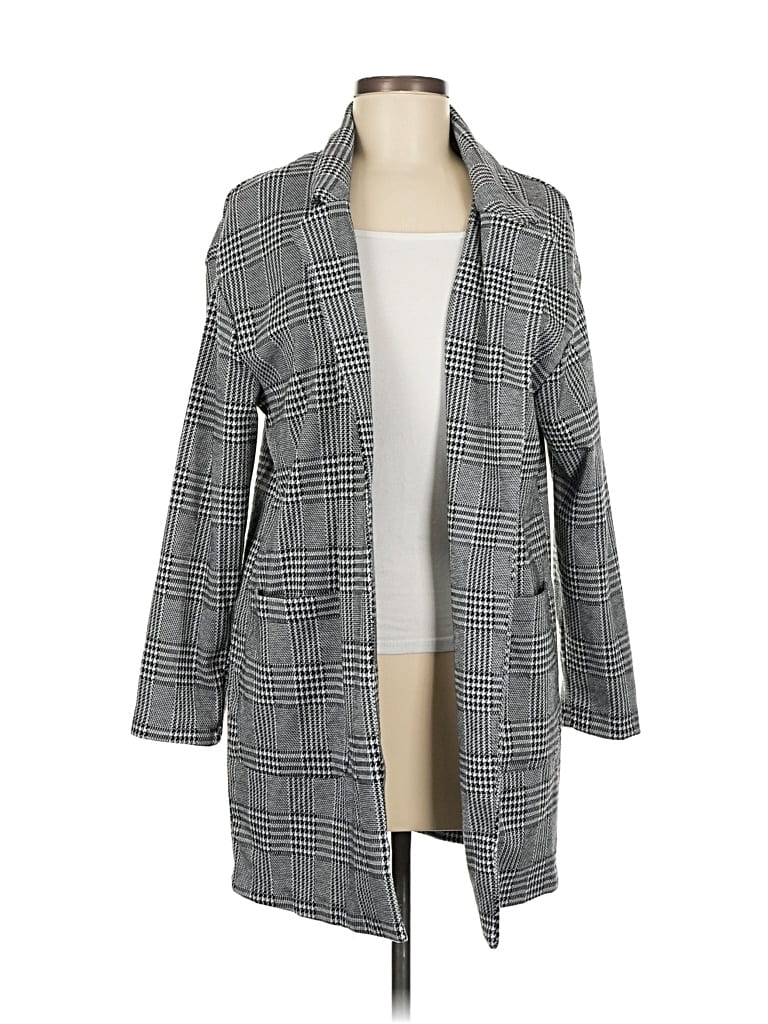 Pre-owned Love Tree Coat In Gray