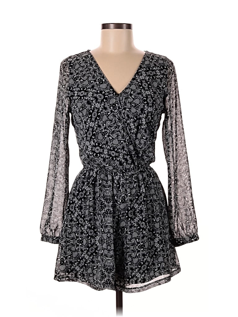 Pre-owned Express Romper In Black