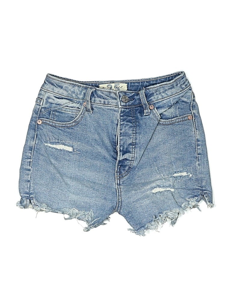 Pre-owned We The Free Denim Shorts In Blue