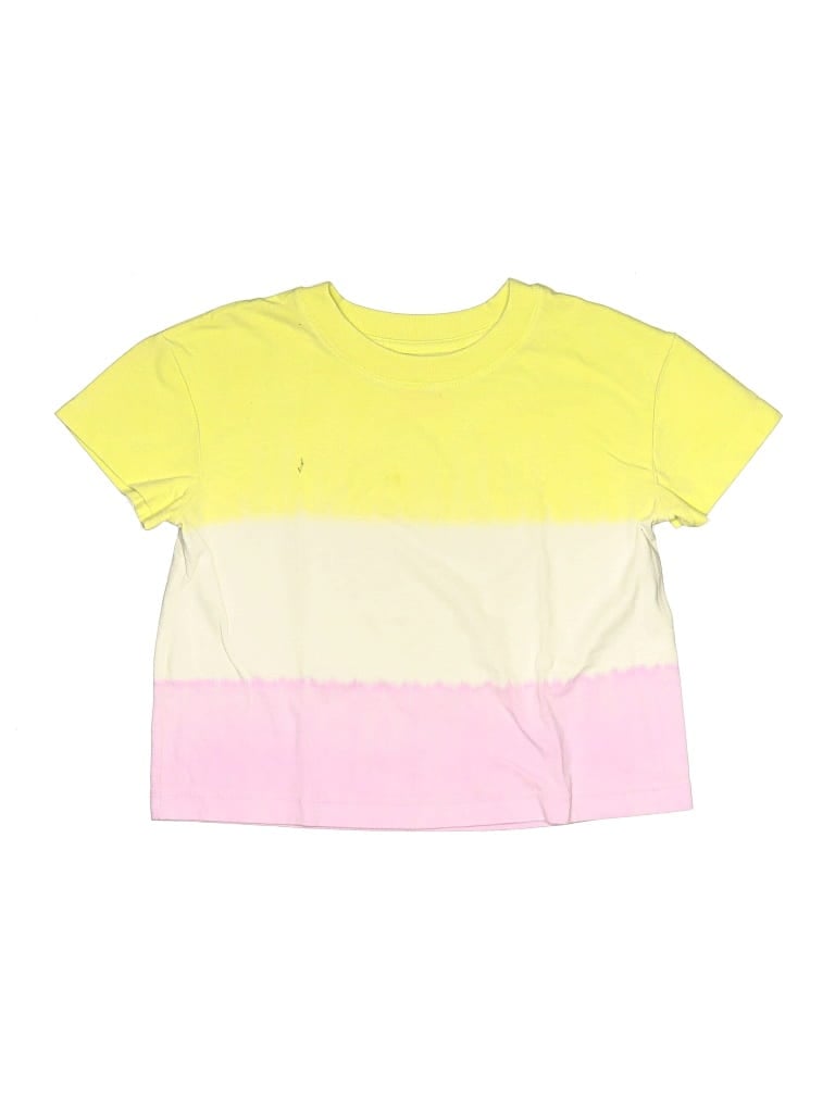 Pre-owned Cat & Jack Kids' Short Sleeve T-shirt In Yellow