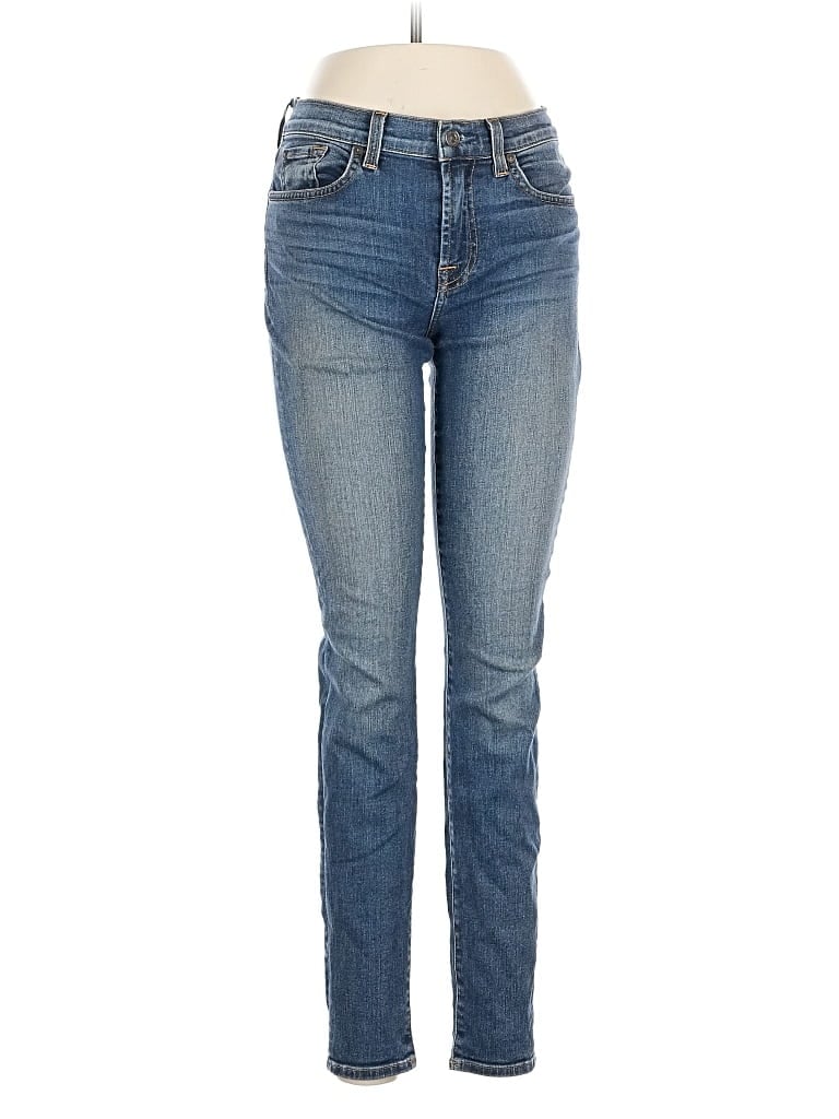 Pre-owned 7 For All Mankind Jeans In Blue