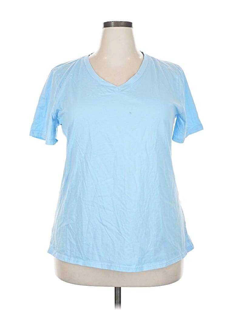 Pre-owned Unbranded Short Sleeve T-shirt In Blue