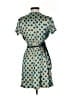 A Common Thread Print Teal Casual Dress Size S - photo 2