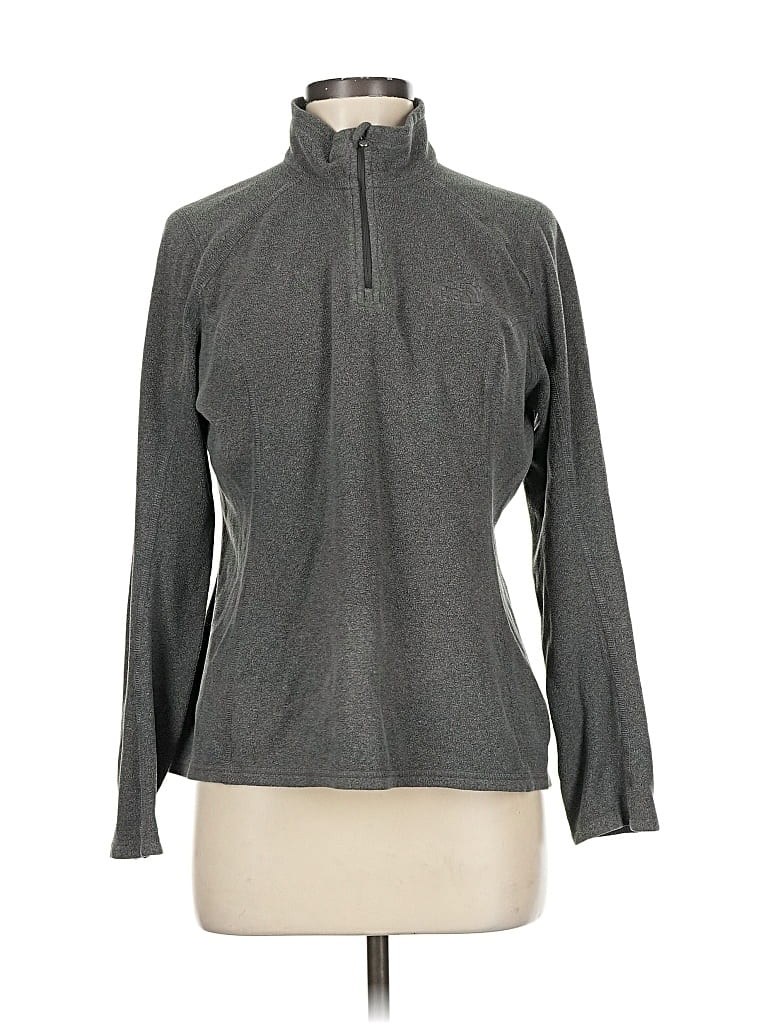 Pre-owned The North Face Fleece Jacket In Gray