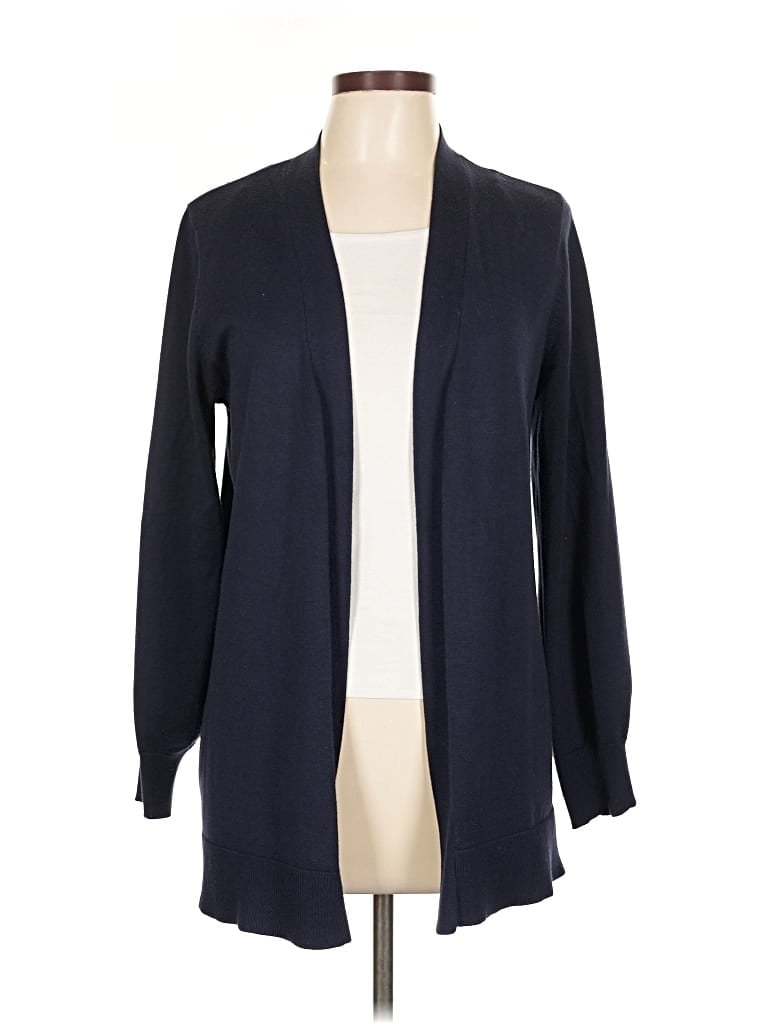 Pre-owned 89th & Madison Cardigan Sweater In Blue