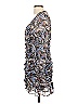 Zara Paisley Blue Cocktail Dress Size L - photo 5
