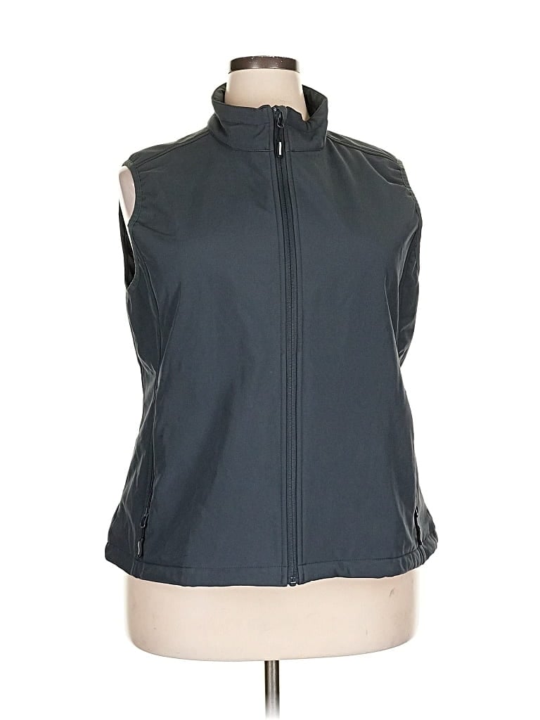 Pre-owned Assorted Brands Vest In Blue