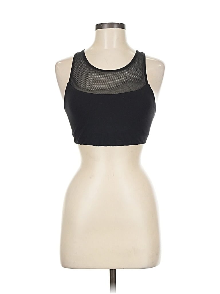 Pre-owned Lululemon Athletica Tank Top Black Halter Neckline Tops