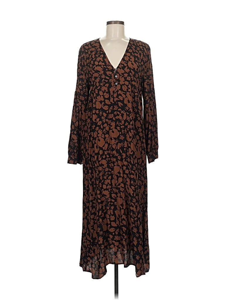 Pre-owned Rails Casual Dress In Brown