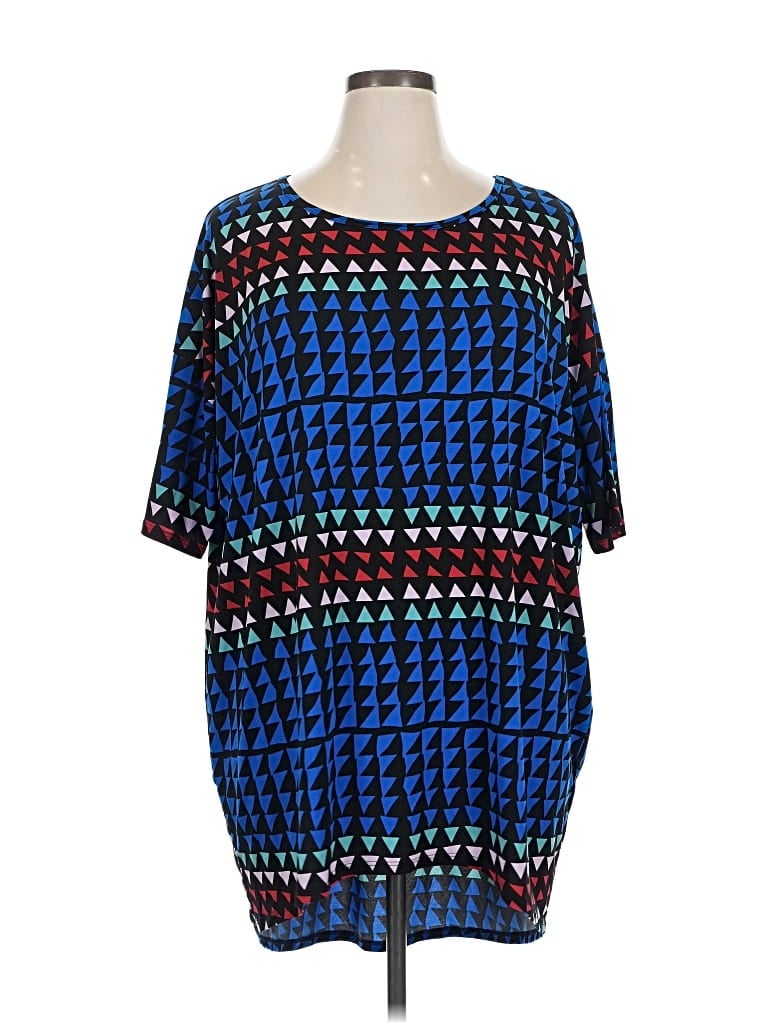 Pre-owned Lularoe Casual Dress In Blue