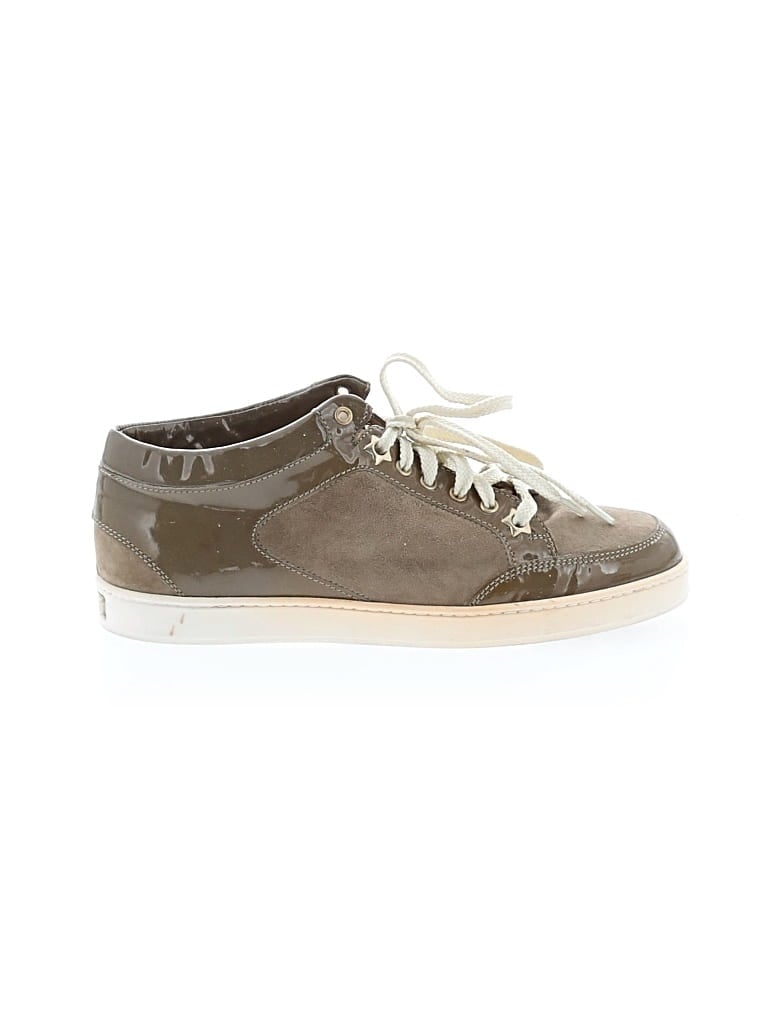 Pre-owned Jimmy Choo Sneakers In Green