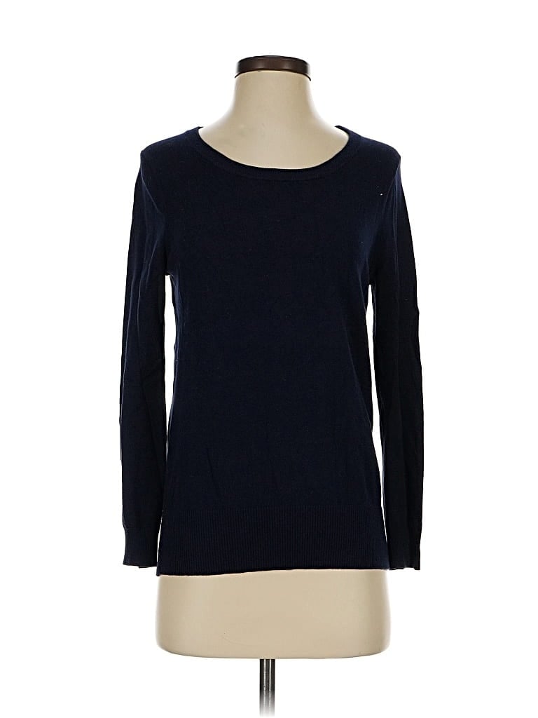 Pre-owned J.crew Factory Store Pullover Sweater In Blue