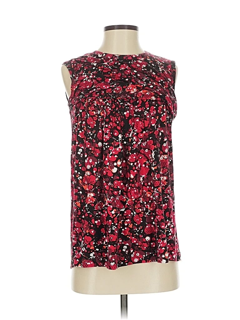 Pre-owned M Missoni Sleeveless Blouse In Red