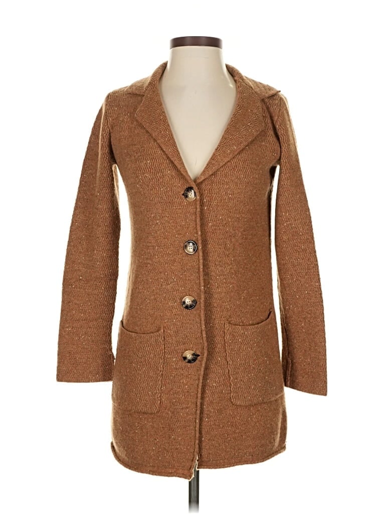 Pre-owned J.crew Mercantile Cardigan Sweater In Brown