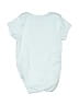 Little Me Solid Blue Short Sleeve Onesie Size Newborn - photo 2