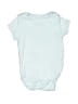 Little Me Solid Blue Short Sleeve Onesie Size Newborn - photo 1