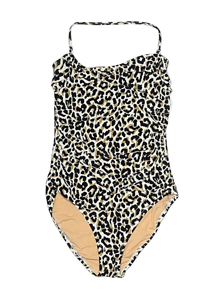 Pre-owned J.crew Factory Store One Piece Swimsuit In Black