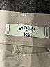 Riders by Lee Solid Tan Khakis Size 14 - photo 3