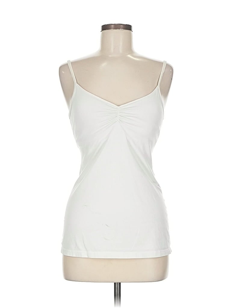 Pre-owned Lululemon Athletica Tank Top White Strapless Neckline Tops