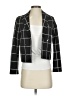 Express Checkered-gingham Black Blazer Size 0 - photo 1