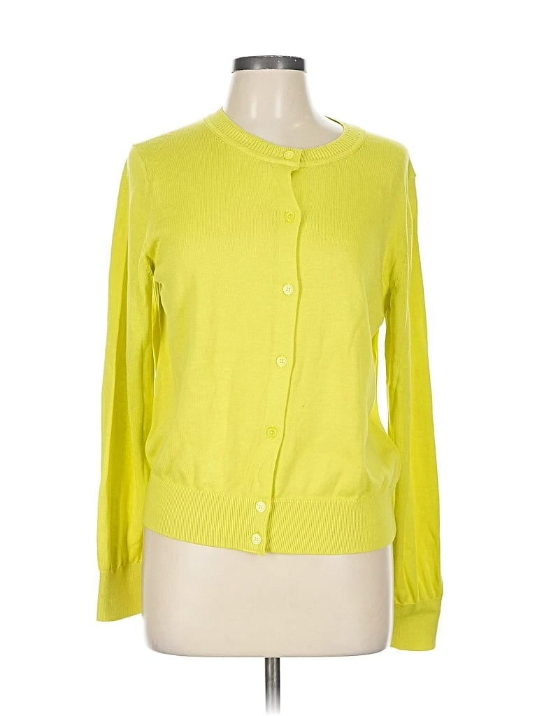 Pre-owned Free Assembly Cardigan Sweater In Yellow