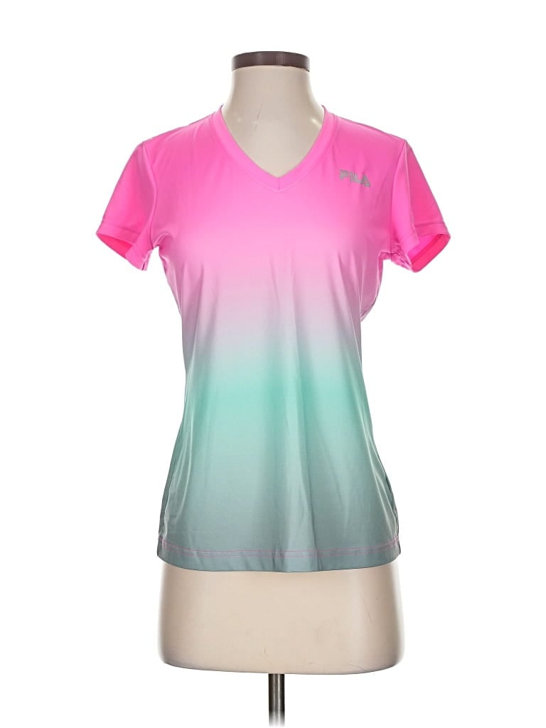 Pre-owned Fila Sport Active T-shirt In Pink
