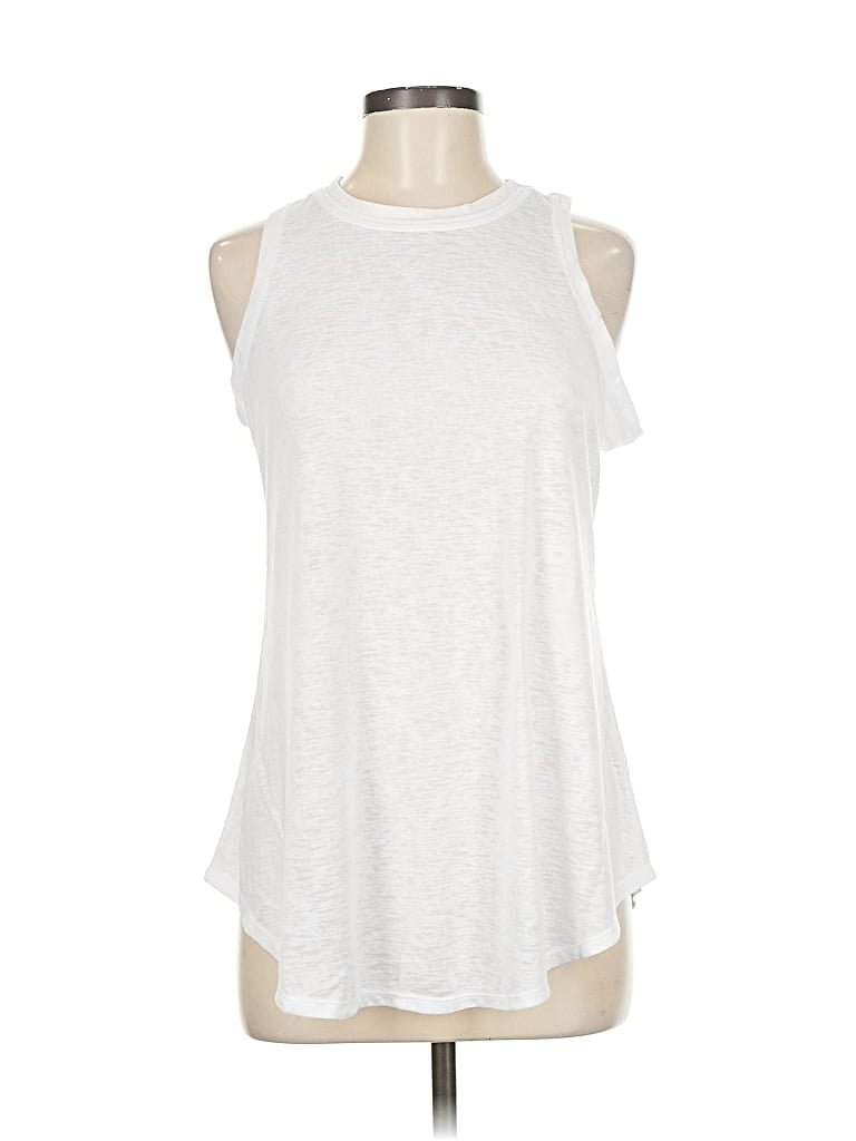 Pre-owned Athleta Sleeveless T-shirt In Silver