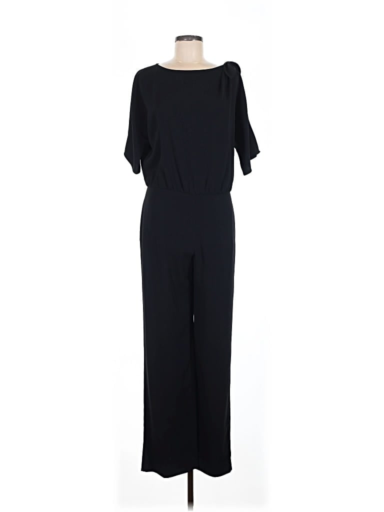 Pre-owned St John Jumpsuit In Black