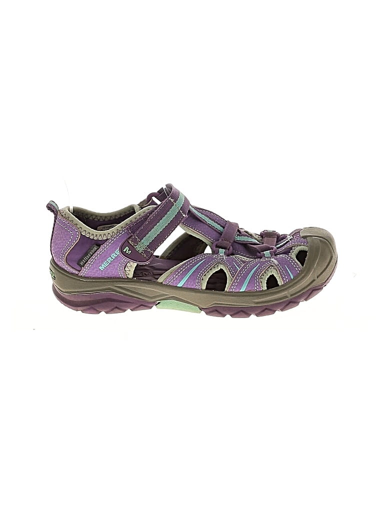 Pre-owned Merrell Kids' Sandals In Purple