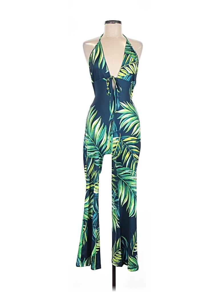 Pre-owned Shein Jumpsuit In Green