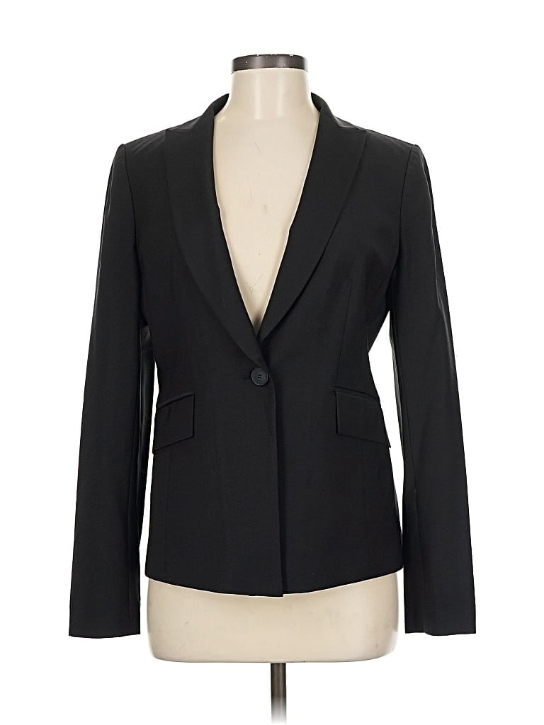 Pre-owned Ann Taylor Blazer Jacket In Black