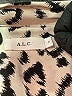 A.L.C. 100% Silk Animal Print Ivory Blouse Size 4 - photo 6