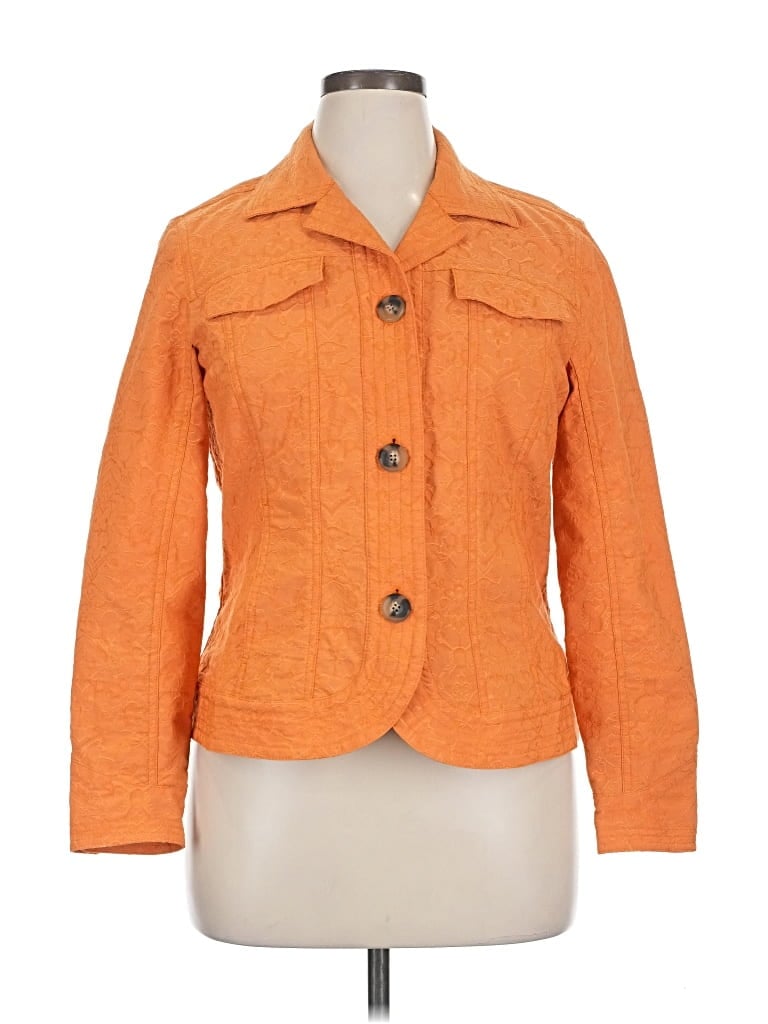 Pre-owned Coldwater Creek Jacket In Orange