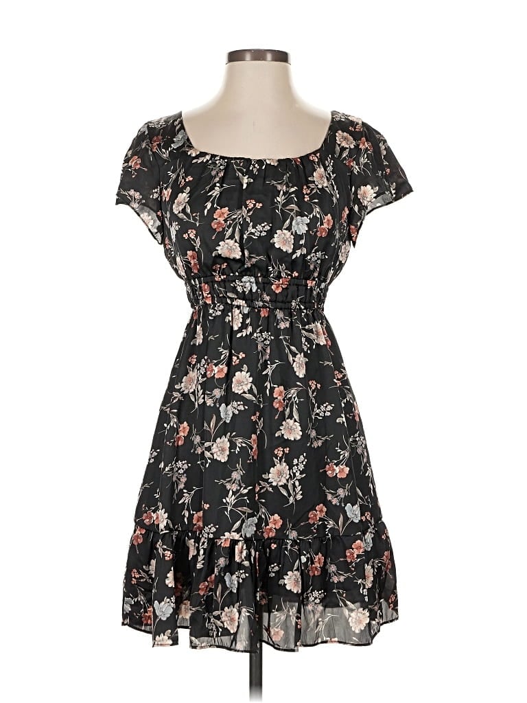 Pre-owned Altar'd State Casual Dress In Black