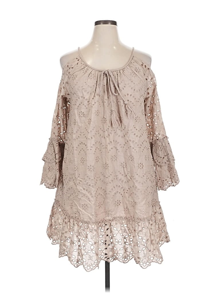 Pre-owned Venus Casual Dress In Brown