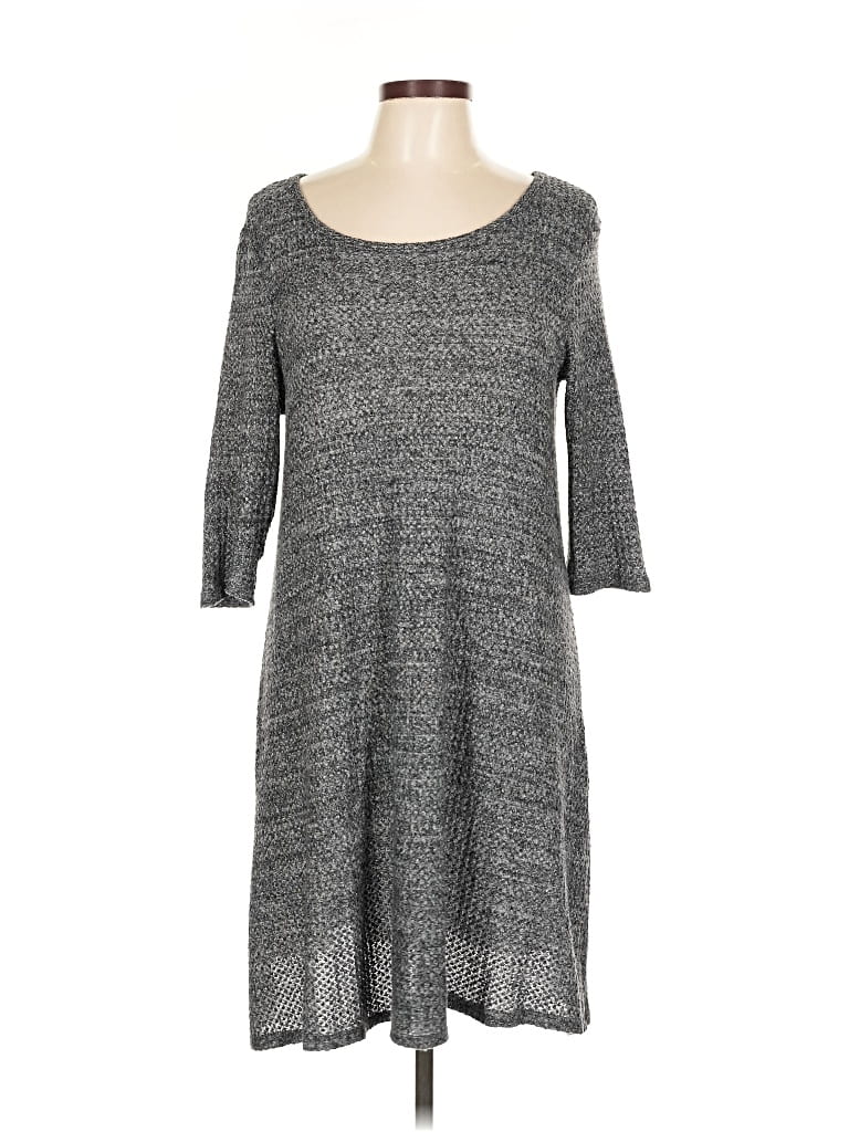 Pre-owned Alya Casual Dress In Gray