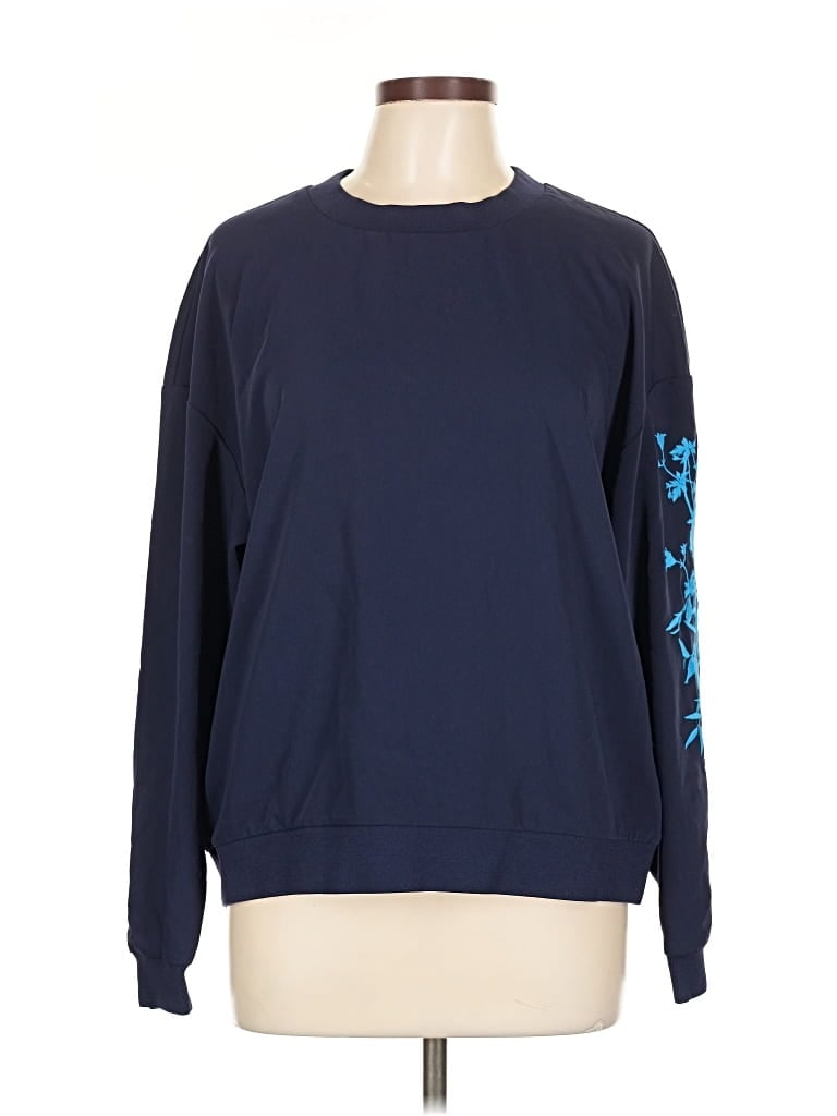 Pre-owned Ted Baker Sweatshirt In Blue