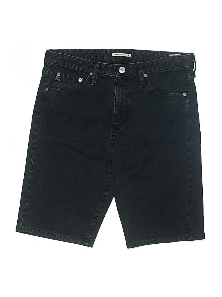 Pre-owned Alexa Chung Denim Shorts In Black