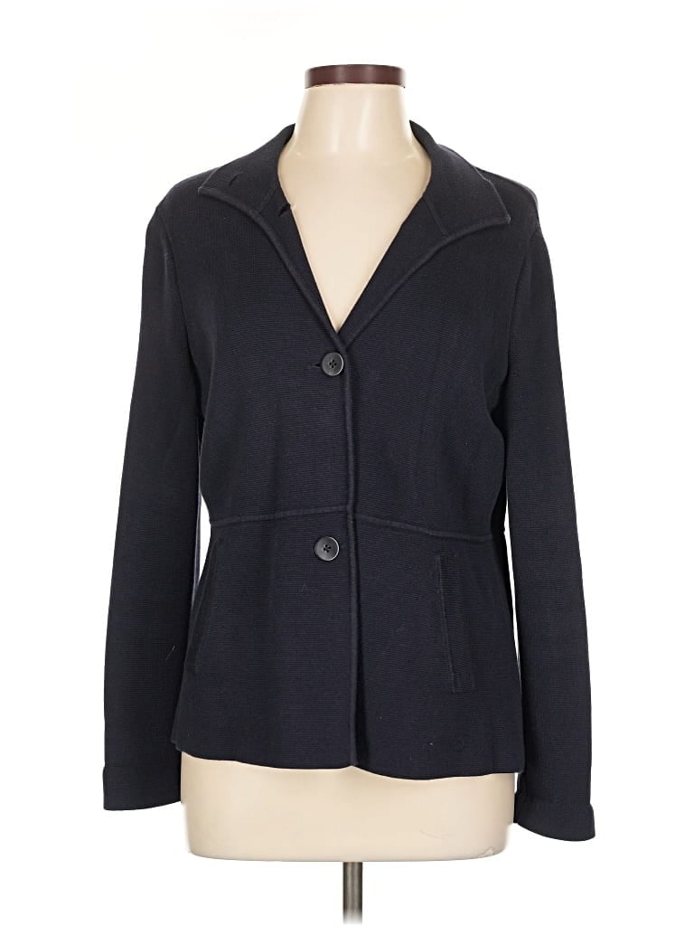 Pre-owned Talbots Cardigan Sweater In Black