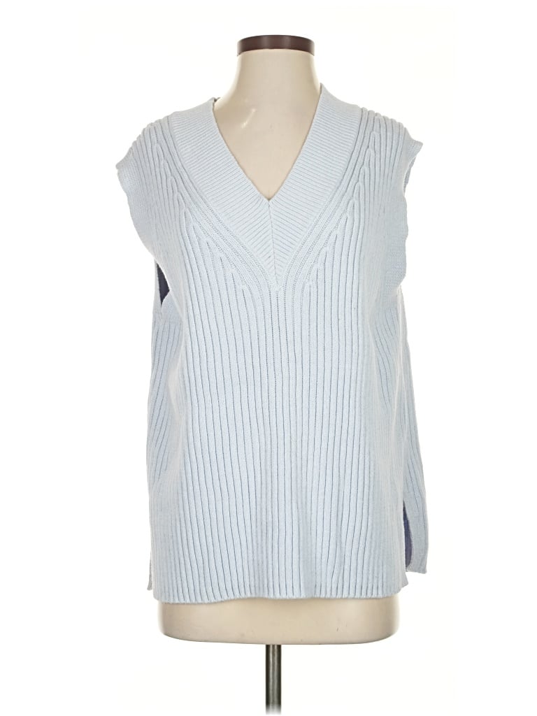 Pre-owned H&m Sweater Vest In Blue