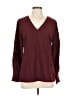 J by Jasper Conran 100% Polyester Burgundy Long Sleeve Blouse Size 12 - photo 1