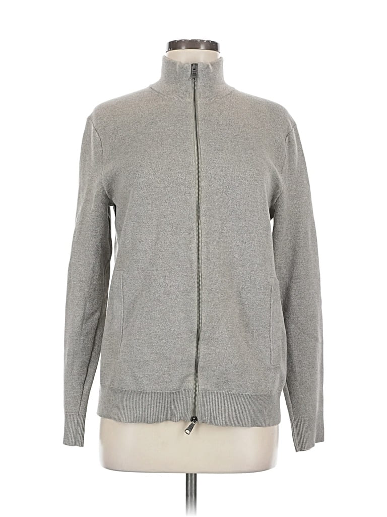 Pre-owned Banana Republic Track Jacket In Gray
