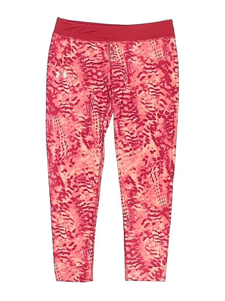 Pre-owned Under Armour Kids' Active Pants In Pink