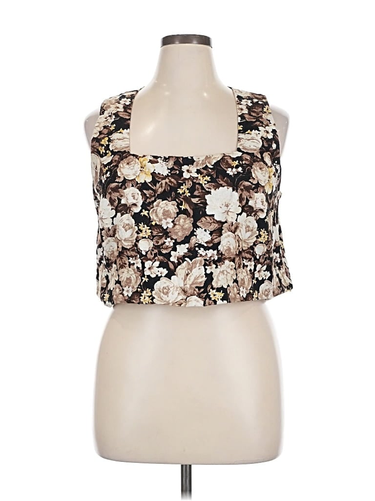 Pre-owned Abercrombie & Fitch Sleeveless Blouse In Black