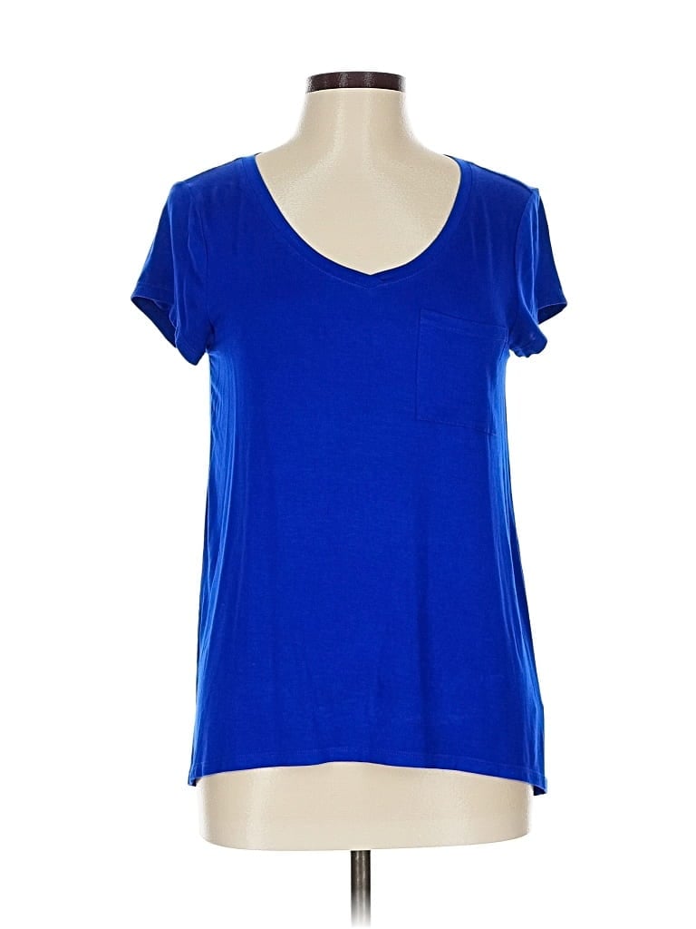 Pre-owned Cable & Gauge Short Sleeve T-shirt In Blue