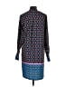 Jade 100% Polyester Print Blue Casual Dress Size S - photo 2